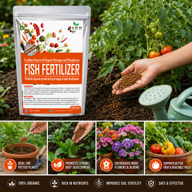 Fish Fertilizer for Home Gardening 800g