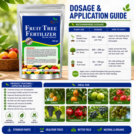 Fruit Tree Fertilizer for Strong Roots and Better Fruits