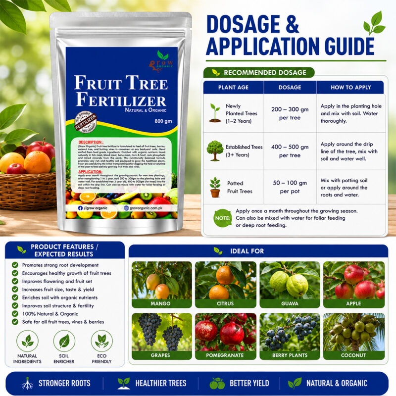 Fruit Tree Fertilizer for Strong Roots and Better Fruits