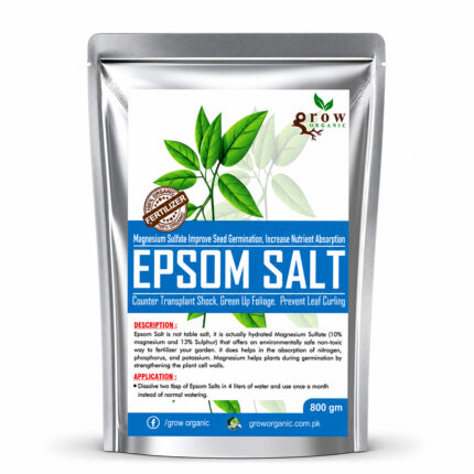 Grow Grow Organic Epsom Salt for Home Gardening 800gmOrganic Epsom Salt for Home Gardening 800gm