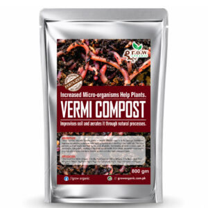 Grow Organic Vermi Compost for Home Gardening 800gm Pack