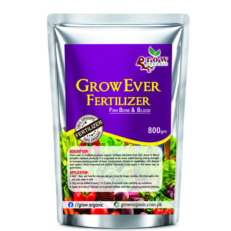 Grow Ever Fertilizer 800gm organic plant fertilizer